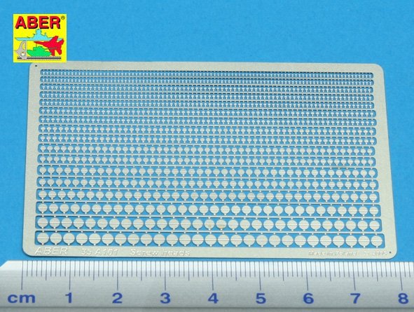 Aber 35A101 Screw heads 1/35 – zdjęcie 2