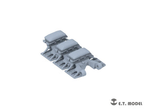 E.T. Model P35-405 WWII German Sd.kfz.251/Sd.kfz.11 Track links &amp;amp; Sprockets Early 3d Printed 1/35 – imagen 5
