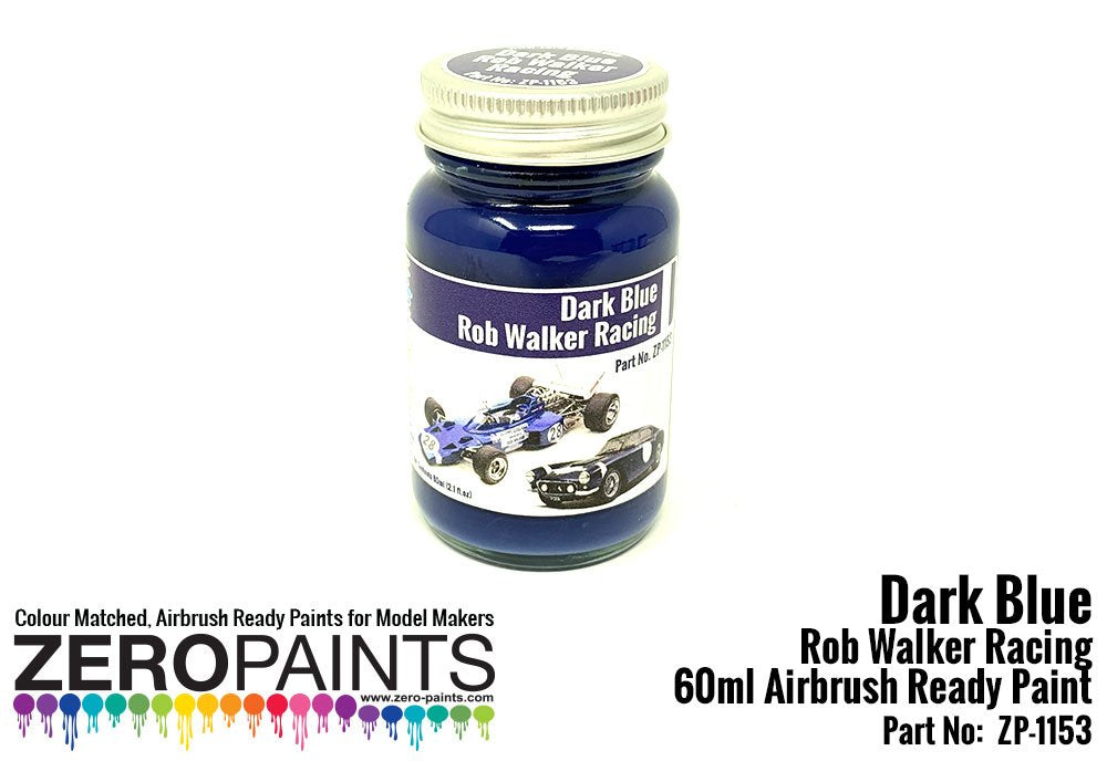 Zero Paints ZP-1153 Rob Walker Racing Dark Blue Paint 60ml – Bild 2