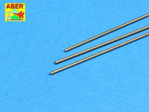 Aber BR12 Brass round rods Ø 1,2mm length 250mm x 3 pcs. – Bild 2