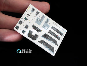 Quinta Studio QD48040 F/A-18С (late) 3D-Printed &amp;amp; coloured Interior on decal paper (for Kinetic) 1/48 – Bild 8