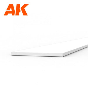 AK Interactive AK6506 STRIPS 0.30 X 5.00 X 350MM – STYRENE STRIP – (10 UNITS) – Bild 2