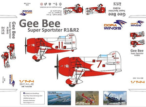 Dora Wings 14402 GeeBee Supersporster R1&amp;amp;R2 1/144 – immagine 2