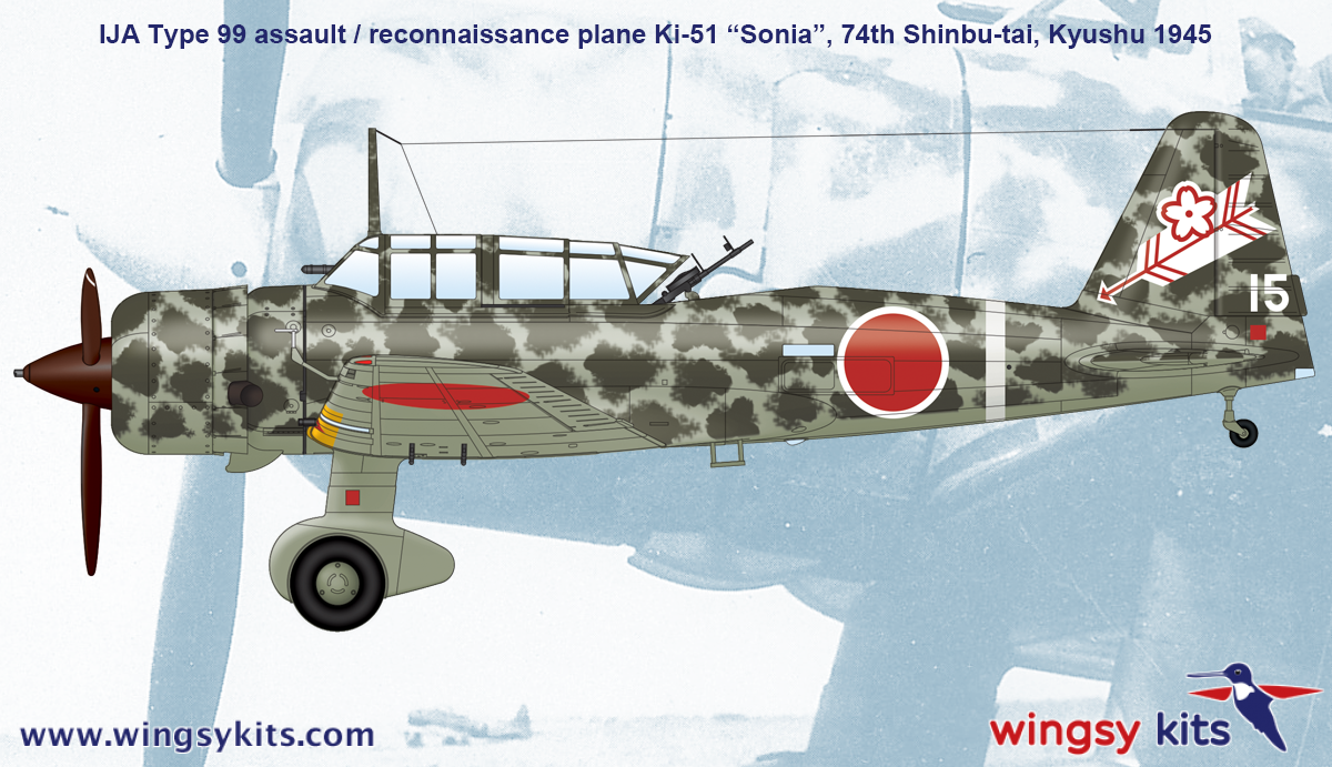 Wingsy Kits D5-05 IJA Type 99 assault/recon. plane Ki-51 “Sonia” 1/48 – immagine 18