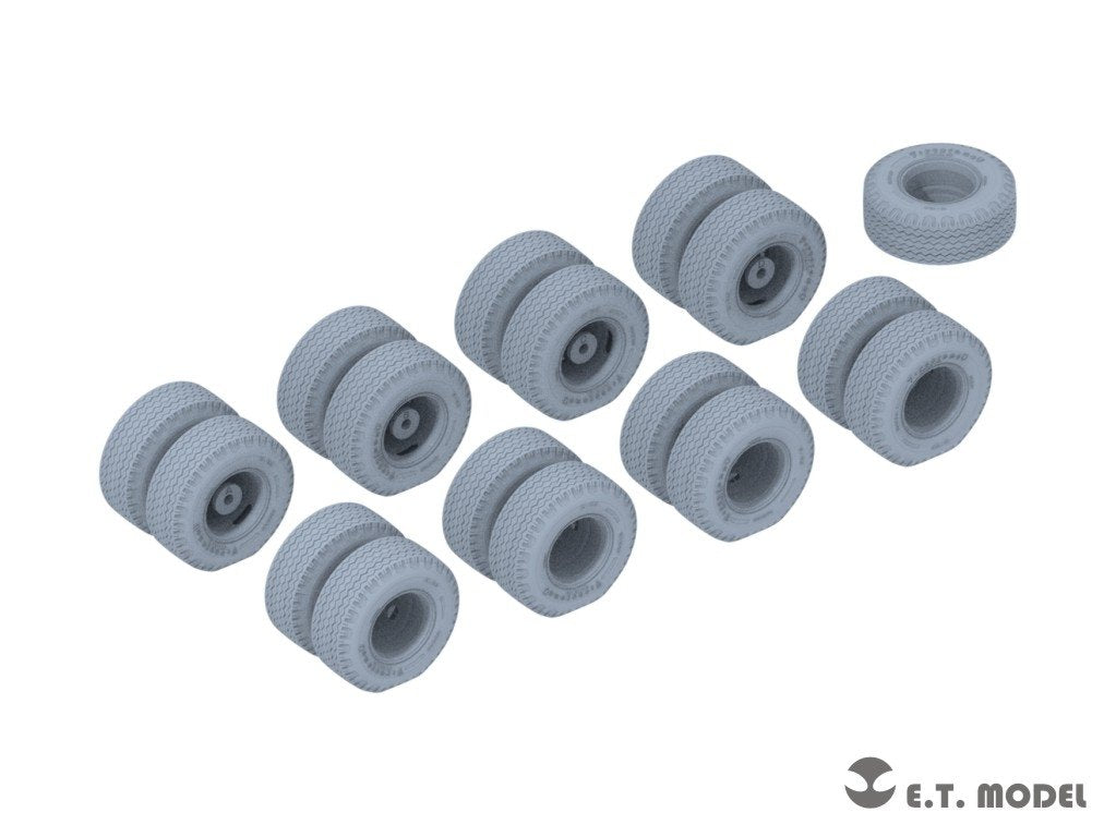 E.T. Model P35-119 US M747 Heavy Equipment Semi-Trailer Sagged wheels For Meng Kit 1/35 – imagen 3