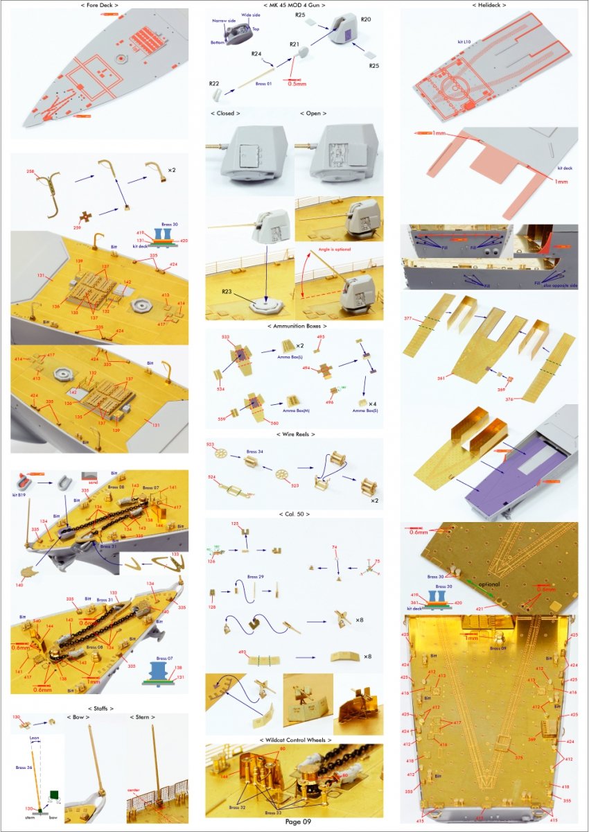 Pontos 35028F1 USS DDG-92 Momsen Flight IIa Detail Up Set 1/350 – imagen 20