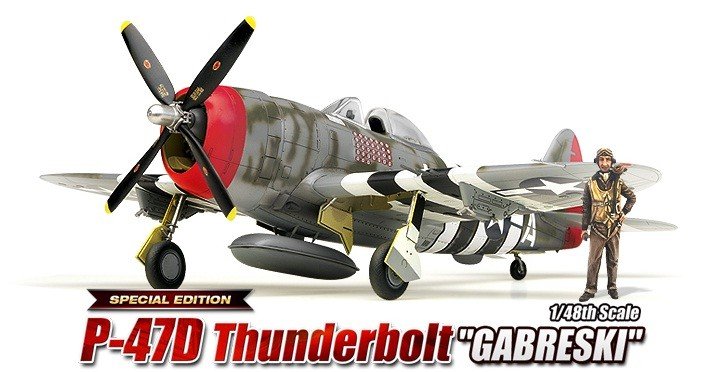 Academy 12222 P-47D Thunderbolt (GABRESKI)1/48 – immagine 2