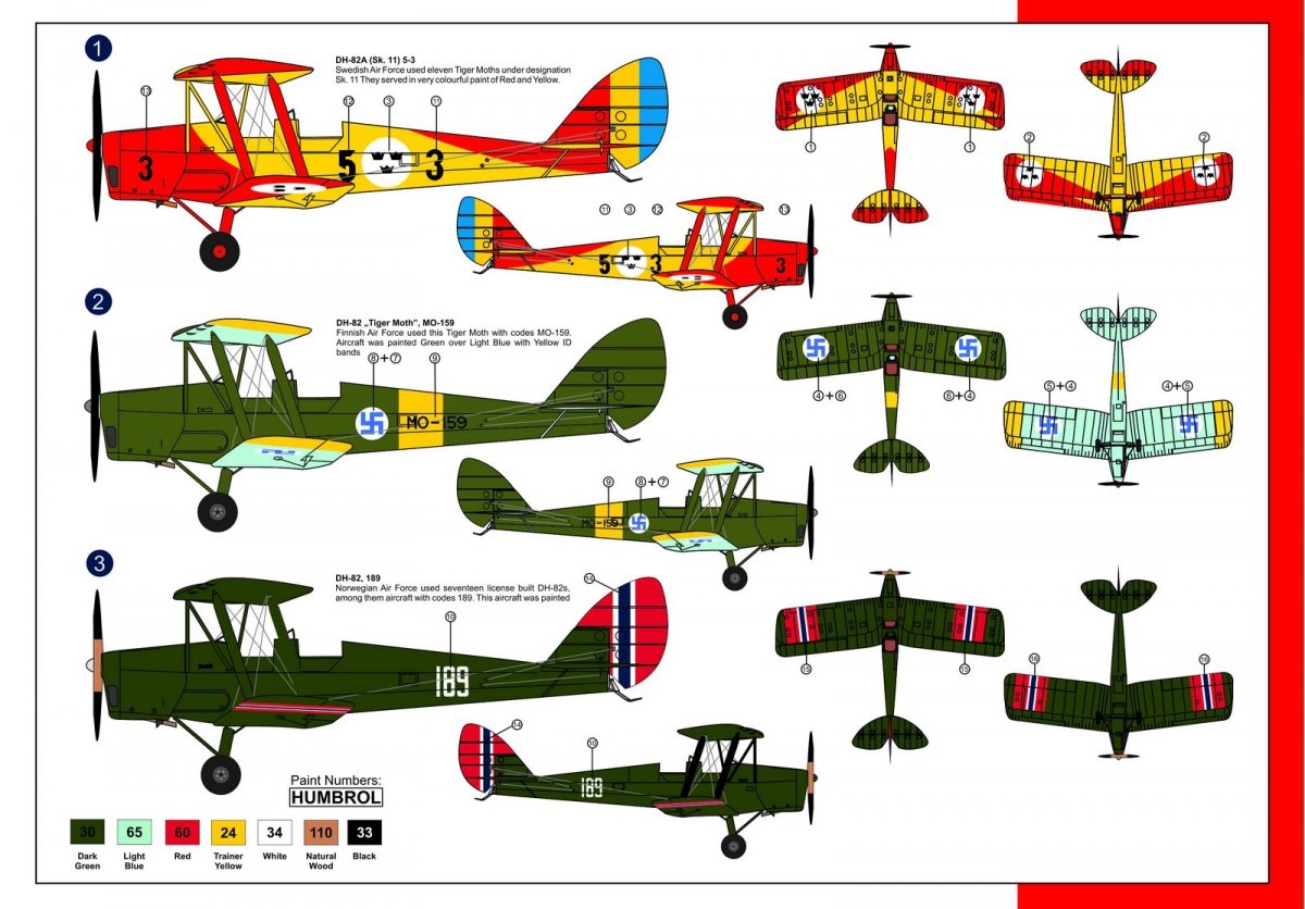 AZmodel 7409 De Havilland D82A Tiger Moth Over North Europe 1/72 – imagen 2