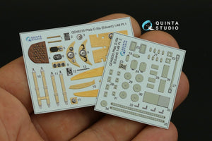 Quinta Studio QD48235 Pfalz D.IIIa 3D-Printed &amp;amp; coloured Interior on decal paper (Eduard) 1/48 – Bild 6