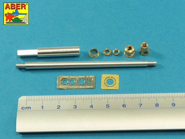 Aber 35L-296 Lufa Pak 43/3 L/71 8,8cm do Jagdpanter G1 późna lub G2 dla modeli Takom 1/35 – imagen 2