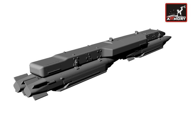 Armory Models ACA7303 GBU-39 SDB w/ BRU-61/A carriage system 1/72 – image 6