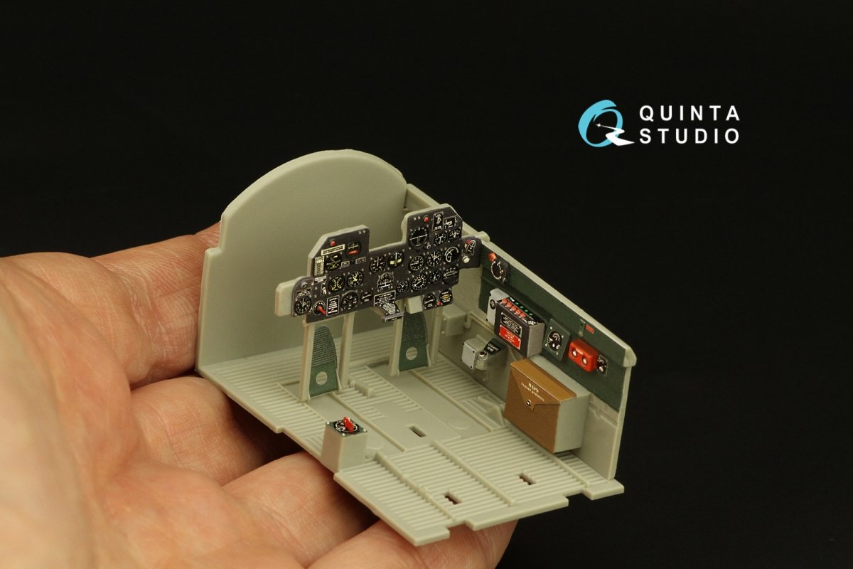 Quinta Studio QD32136 P-47D Razorback 3D-Printed &amp;amp; coloured Interior on decal paper (Trumpeter) 1/32 – Bild 8