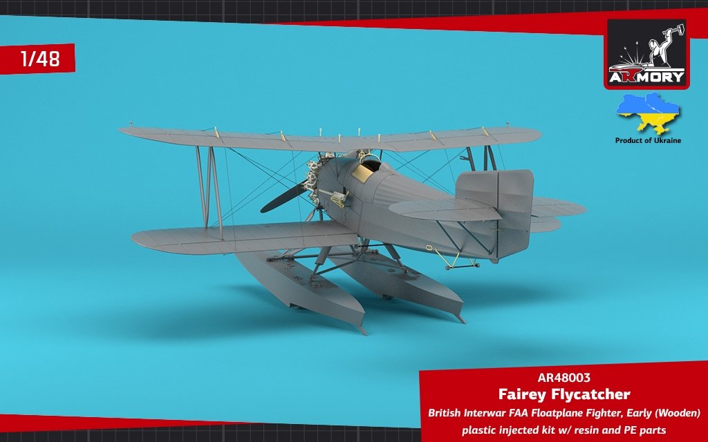 Armory Models 48003 Fairey Flycatcher British FAA Inter-War Floatplane Fighter, on Wooden Floats 1/48 – imagen 11
