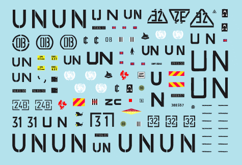 Star Decals 72-A1009 Balkan Peacekeepers (1) British UN Warriors 1/72 – imagen 3