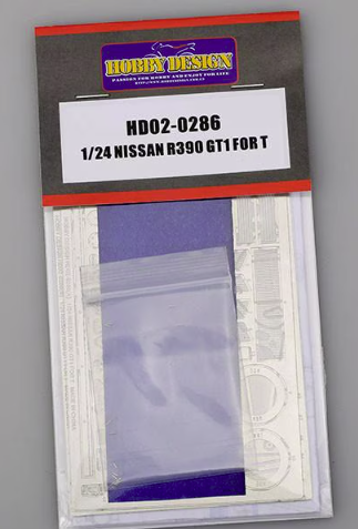 Hobby Design HD02-0286 Nissan R390 GT1 Detail-Up Set (for Tamiya) 1/24 – imagen 2