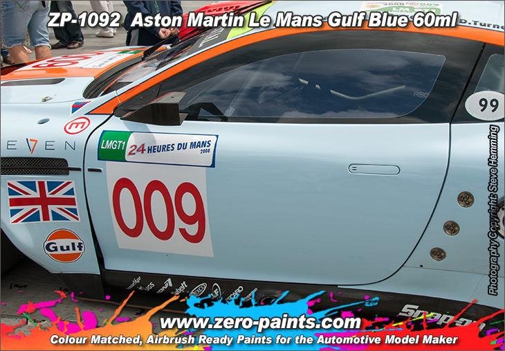 Zero Paints ZP-1092 Aston Martin Le Mans Gulf Blue Paint 60ml – imagen 3