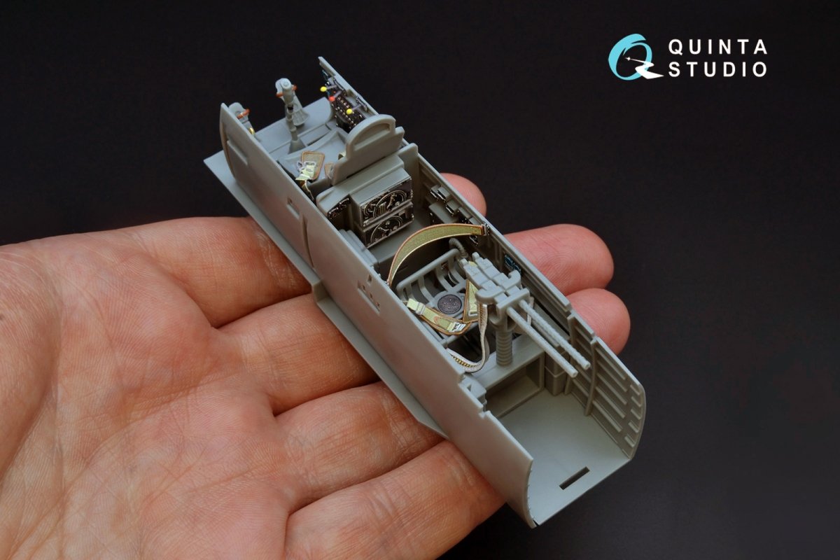 Quinta Studio QD32087 Ju87 D/G 3D-Printed &amp;amp; coloured Interior on decal paper (Trumpeter) 1/32 – imagen 6