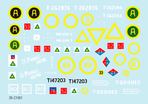 Star Decals 35-C1001 South African Sherman tanks in Italy 1943-45 1/35 – imagen 3