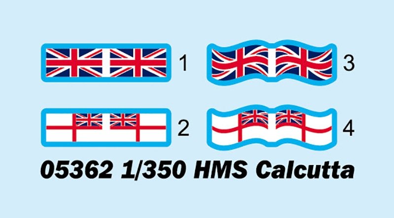 Trumpeter 05362 HMS Calcutta 1/350 – immagine 8