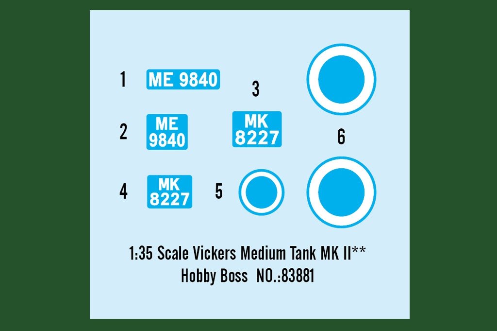 Hobby Boss 83881 Vickers Medium Tank MK II** 1/35 – Bild 3