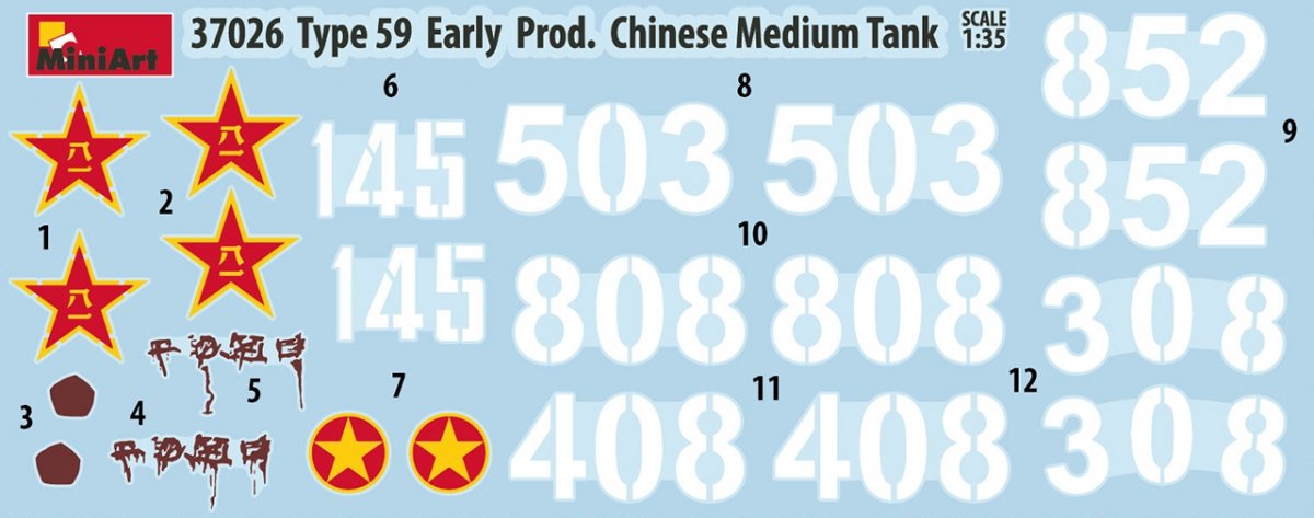 MiniArt 37026 TYPE 59 EARLY PROD. CHINESE MEDIUM TANK 1/35 – zdjęcie 3