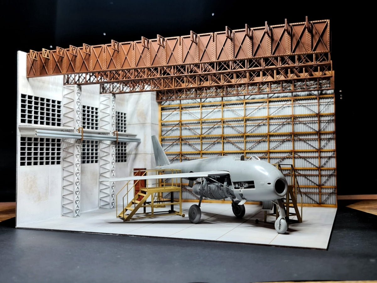 Daw Werk DWA032 Der Hangar - aircraft workshop diorama 1/32 – zdjęcie 3