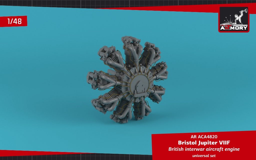 Armory Models ACA4820 Moteur d&amp;#39;avion Bristol Jupiter VII 1/48 – image 2