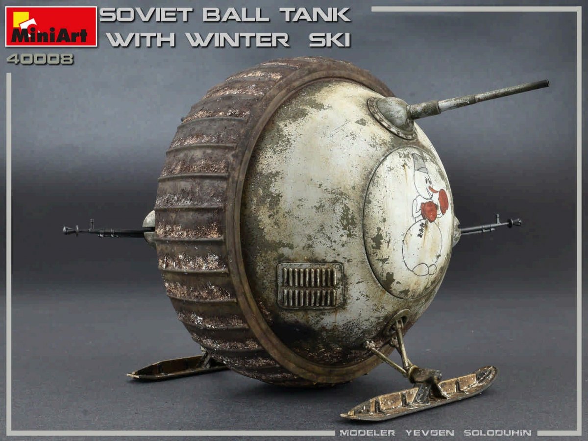 MiniArt 40008 SOVIET BALL TANK w/ WINTER SKI. INTERIOR KIT 1/35 – immagine 4