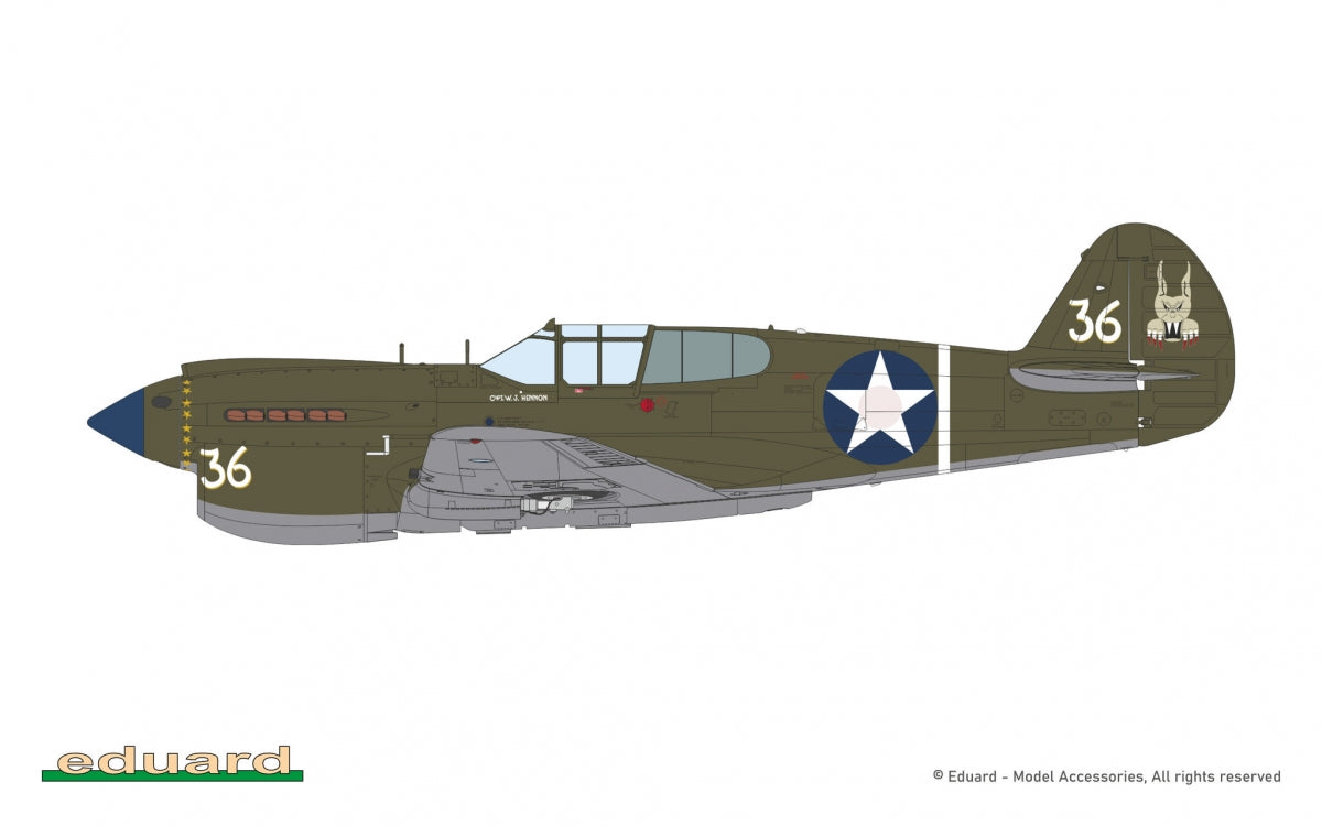 Eduard 11185 Pacific Star P-40E Warhawk - The Limited Edition 1/48 – Bild 8