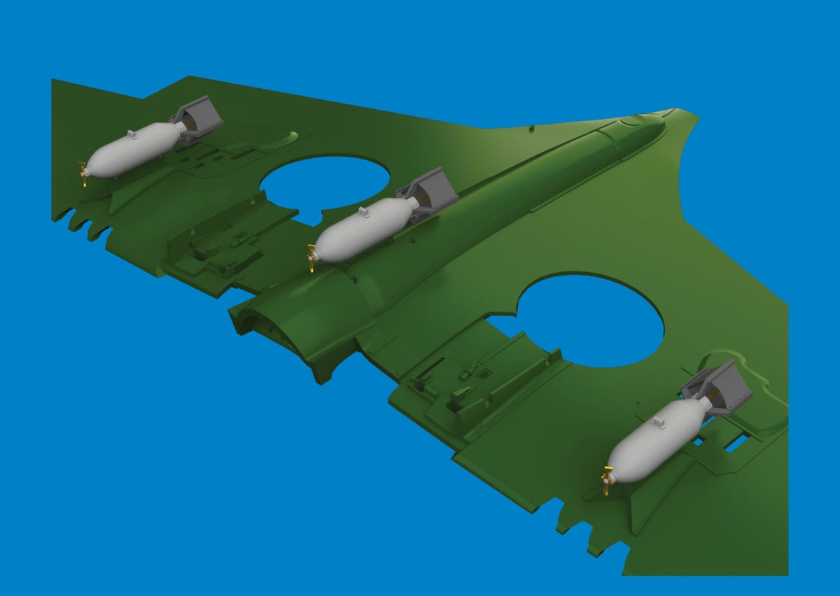 Eduard 6481083 P-40 100lb M30 US bombs PRINT EDUARD 1/48 – imagen 2