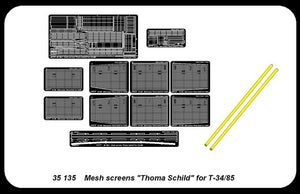Aber 35135 Siatkowe oslony typu Thoma do czolgu T-34/85 1/35 – imagen 4