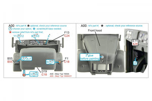 Quinta Studio QD35069 Steyr 1500A 3D-Printed &amp;amp; coloured Interior on decal paper (Tamiya) 1/35 – Bild 6