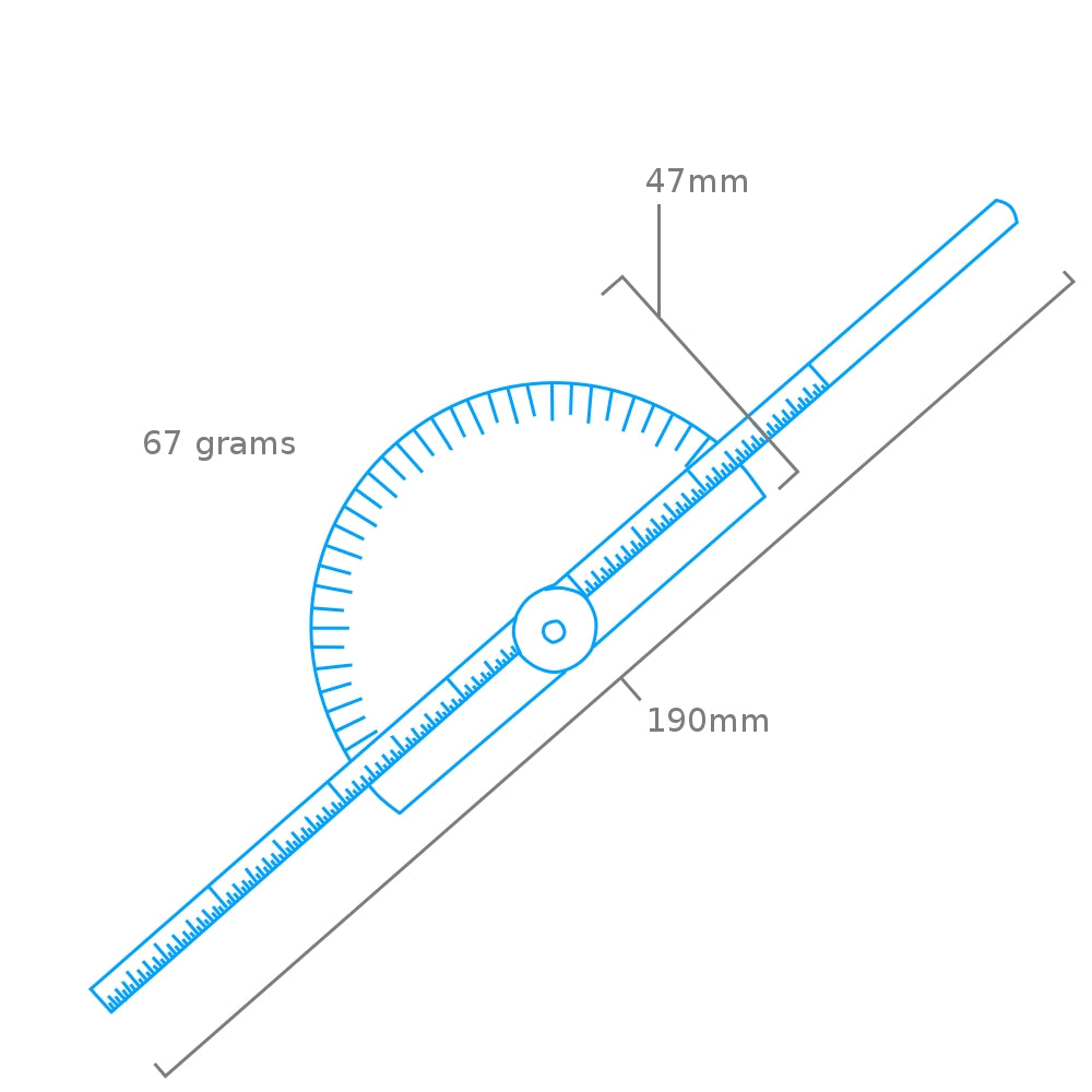 Modelcraft PGA6502 Depth Gauge with Protractor – zdjęcie 2
