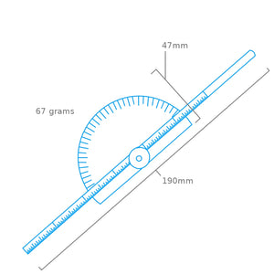 Modelcraft PGA6502 Depth Gauge with Protractor – zdjęcie 2