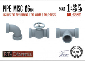 RT-Diorama 35691 Pipe Misc. 6mm 1/35 – Bild 2