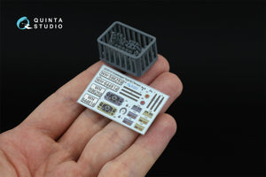 Quinta Studio QD+35141 Kubelwagen Type 82 3D-Printed &amp;amp; coloured Interior on decal paper (Tamiya) (with 3D-printed resin parts) 1/35 – zdjęcie 5