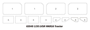 I Love Kit 63549 LVSR MKR16 Tractor 1/35 – immagine 5