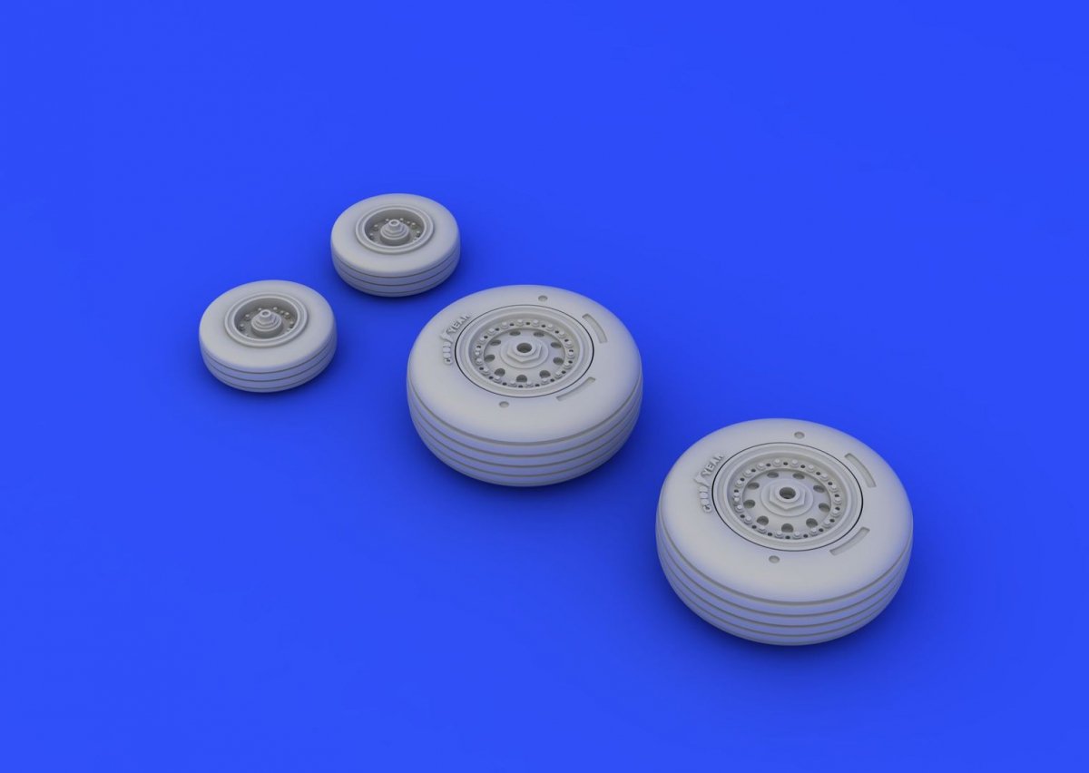 Eduard 672078 F-4J wheels 1/72 (ACADEMY) – zdjęcie 3