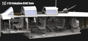 Border Model BF-005 Nakajima B5N2 Type 97 Carrier Attack Bomber &amp;quot;Kate&amp;quot; w/ Full interior 1/35 – zdjęcie 13