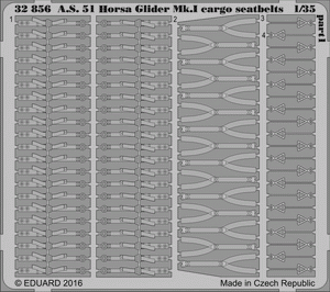 Eduard 32856 A. S. 51 Horsa Glider Mk. I cargo seatbelts 1/35 BRONCO – immagine 2
