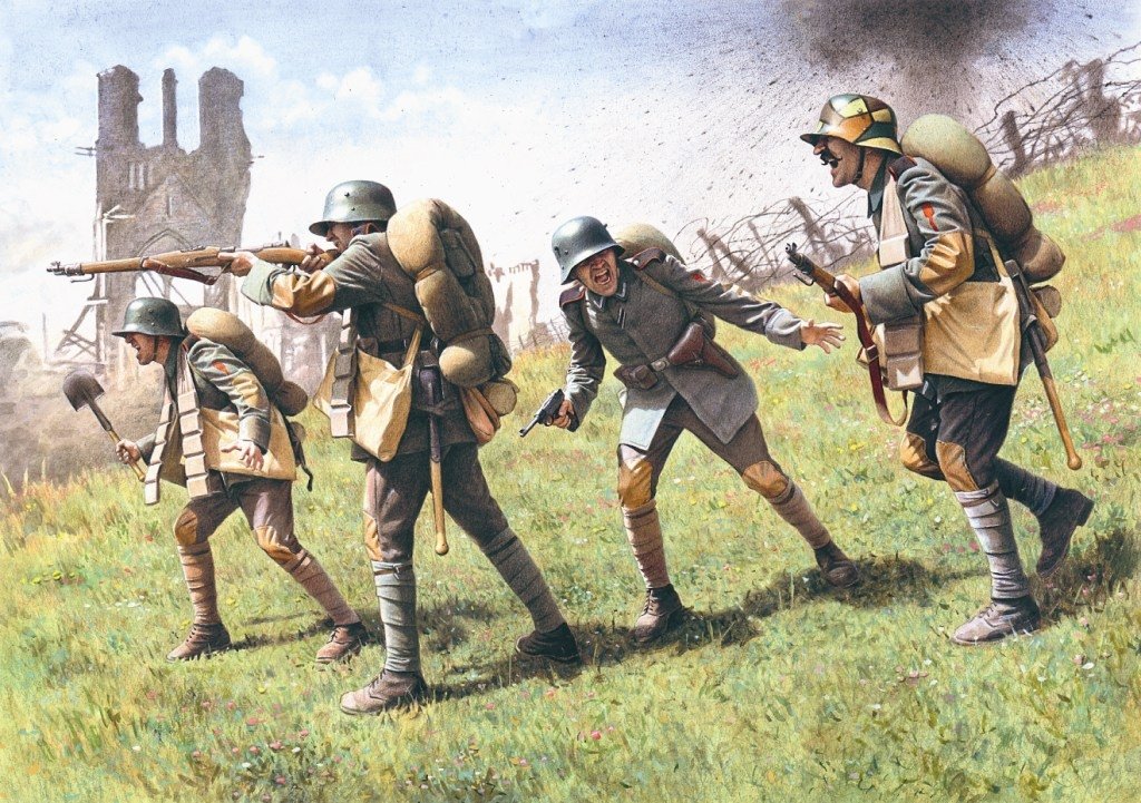 ICM 35291 Troupes d&amp;#39;assaut allemandes (1917-1918) 1/35