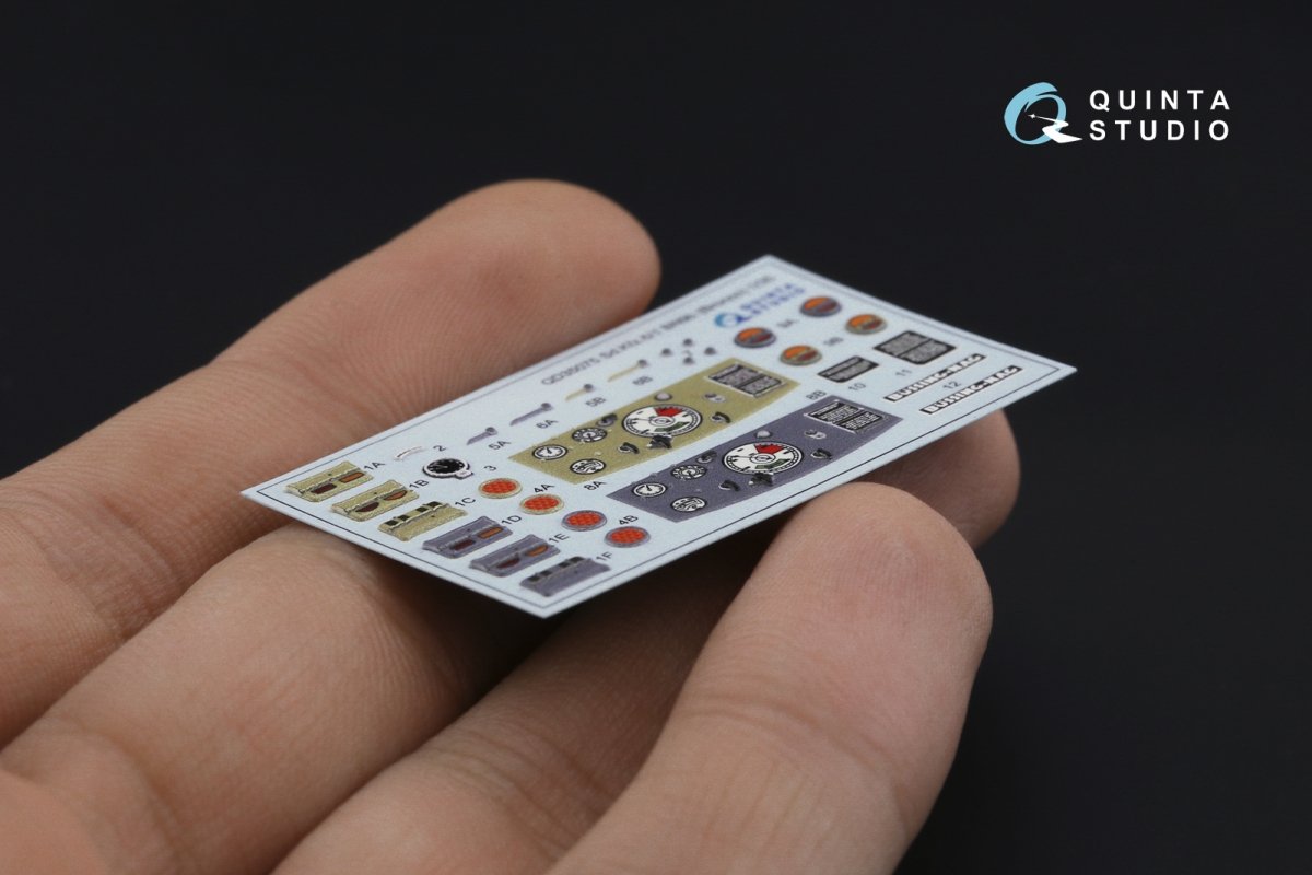 Quinta Studio QD35075 Sd.Kfz.6-1 BN9b 3D-Printed &amp;amp; coloured Interior on decal paper (Bronco) 1/35 – imagen 11