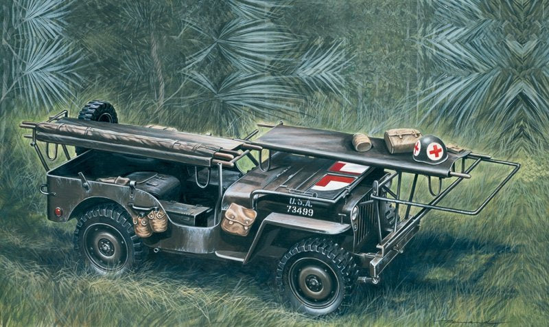 Italeri 0326 1.4 tons. 4 4 AMBULANCE JEEP (1/35)