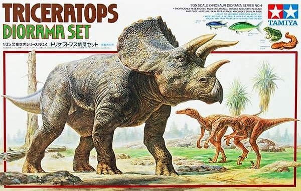 Kit de diorama Triceratops Tamiya 60104