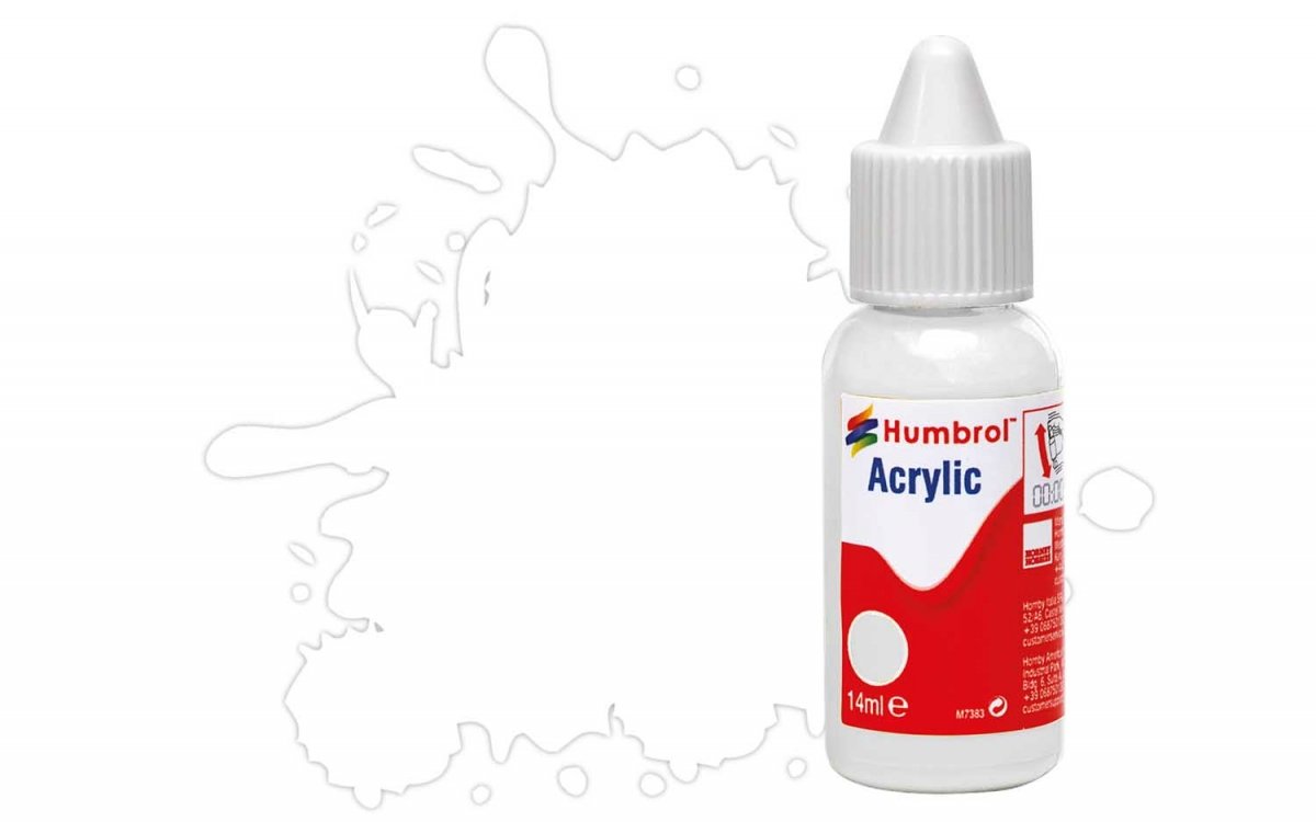 Humbrol DB0130 N° 130 Blanc - Satiné - 14 ml.