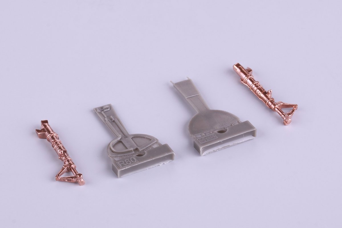 Eduard 648309 Bf 109G undercarriage legs BRONZE EDUARD 1/48 – zdjęcie 4