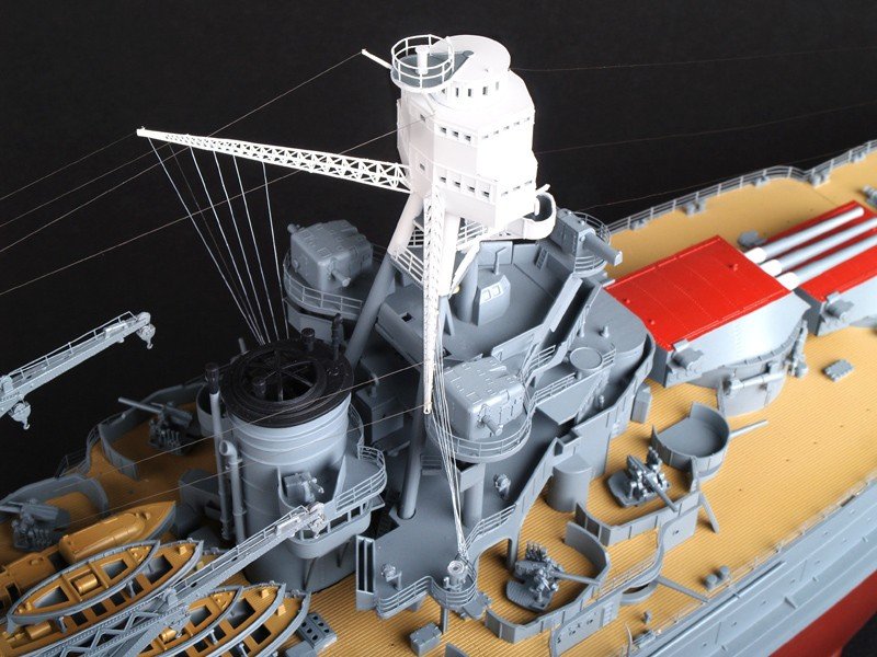Trumpeter 03701 USS Arizona BB-39 1/200 – imagen 39