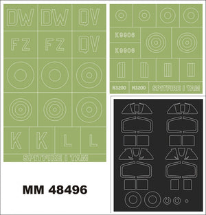 Montex MM48496 Spitfire I TAMIYA 61119 1/48