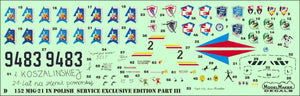 ModelMaker Decals D48152 MiG-21 in Polish service exclusive edition part III 1/48 – imagen 8