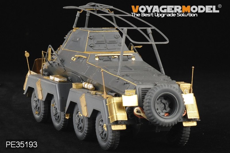 Voyager Model PE35193 WWII German Sd.Kfz.232 8 ROD early version for TAMIYA Kit 1/35 – imagen 6